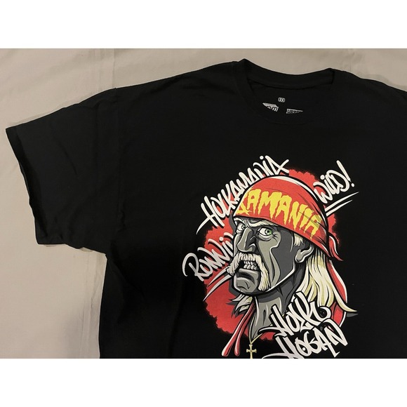 WWE Hulk Hogan T Shirt Urban Aztec Hulkamania Short Sleeve 2XL - Picture 9 of 15